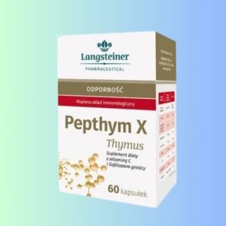Langsteiner Pepthym X Thymus suplement diety 60 kapsułek wsparcie odporności