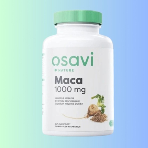 Osavi Maca 1000 mg suplement diety 120 kapsułek energia libido witalność