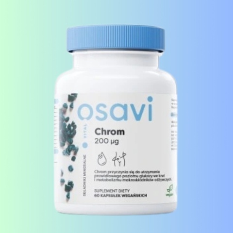 Osavi Chrom 200 µg suplement diety 60 kapsułek wsparcie metabolizmu