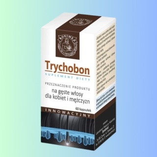 Bonimed Trychobon 60 kapsułek na włosy skóra paznokcie bez cukru