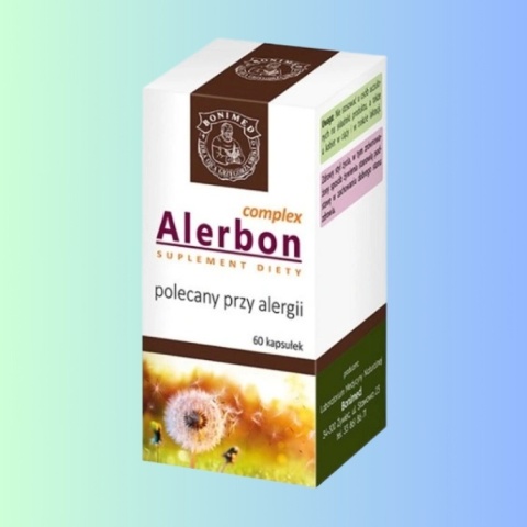 Bonimed ALERBON COMPLEX 60 kapsułek wsparcie w alergii Ojca Grzegorza Sroki