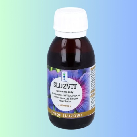 Śluzvit bez cukru syrop 100 ml Planta-Lek gardło kaszel drogi oddechowe