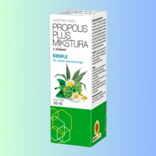 Farmina Propolis Plus 20 ml krople propolis suplement diety odporność