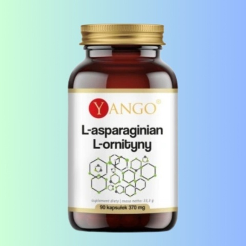 Yango L-asparaginian L-ornityny 90 kapsułek wegańskie suplement diety
