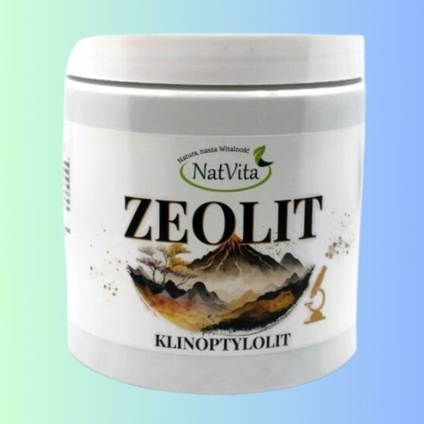 NatVita Zeolit klinoptylolit 400 g proszek suplement diety oczyszczanie organizmu