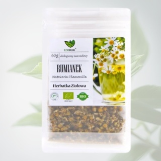 Ecoblik Rumianek herbata ziołowa liściasta BIO 60 g Medicaline