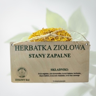 Ziołowy Raj Herbatka Ziołowa Stany Zapalne 150 g mieszanka ziołowa