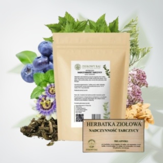 Ziołowy Raj Herbatka ziołowa Nadczynność Tarczycy 150 g mieszanka ziołowa
