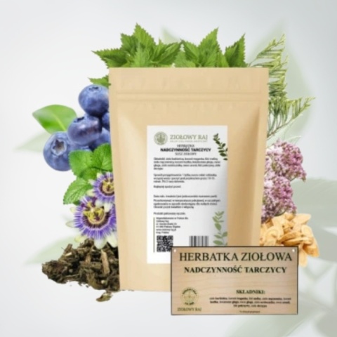 Ziołowy Raj Herbatka ziołowa Nadczynność Tarczycy 150 g mieszanka ziołowa