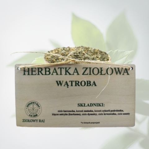 Ziołowy Raj Herbatka Ziołowa Wątroba 150 g mieszanka ziołowa