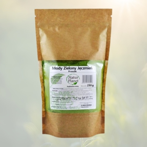 Natur Planet Młody zielony jęczmień proszek 500 g superfood