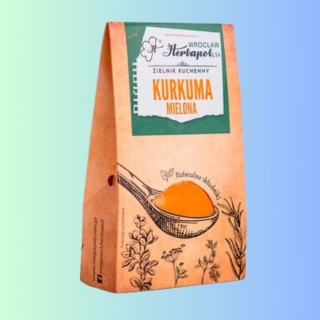Herbapol Kurkuma mielona 60 g przyprawa naturalna Curcuma longa