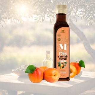 Tabfarm Olej z pestek moreli 100% 250 ml naturalny olej tłoczony
