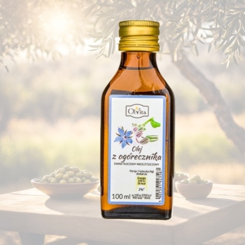 Ol’Vita Olej z ogórecznika 100 ml tłoczony na zimno