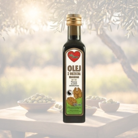 Vita Corn Olej z orzechów włoskich nierafinowany 250 ml tłoczony na zimno