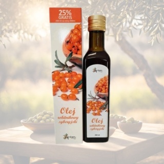 Aram Natura Olej rokitnikowy 100% 250 ml rokitnik syberyjski naturalny olej