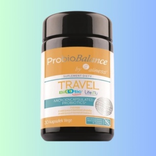 Aliness ProbioBalance Travel 30 kapsułek probiotyk na podróż