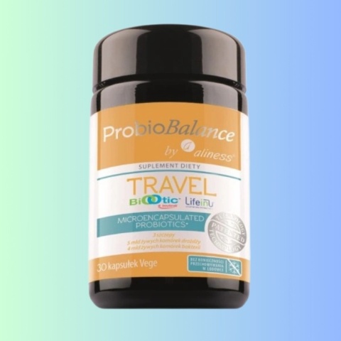 Aliness ProbioBalance Travel 30 kapsułek probiotyk na podróż
