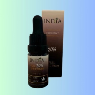 India Cosmetics Olejek CBD 20% Full Spectrum 10 ml olej konopny