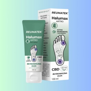 Reumatek Halumax Artro 100 ml – maść do masażu haluksów, stawów i mięśni