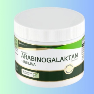 XenicoPharma ProbiotiX+ Arabinogalaktan + Inulina – błonnik i prebiotyki na wsparcie jelit, 100 g